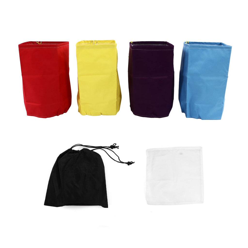 4Pcs Bubble Hash Bags Herbal Hash Filter Extraction Bag 5 Gallon 25/73/160/220 Micron for Essential Oil