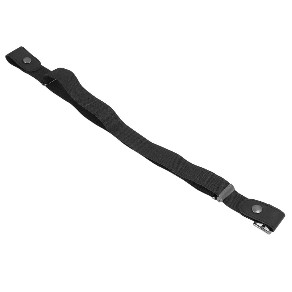 Buckle Free Stretch Belt Adjustable Japanese Invisible Traceless Belts for Women and MenBlack