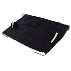 Windshield Cover Waterproof Snowproof Large Coverage Area Universal Windshield Protector with Reflective StripsBlack