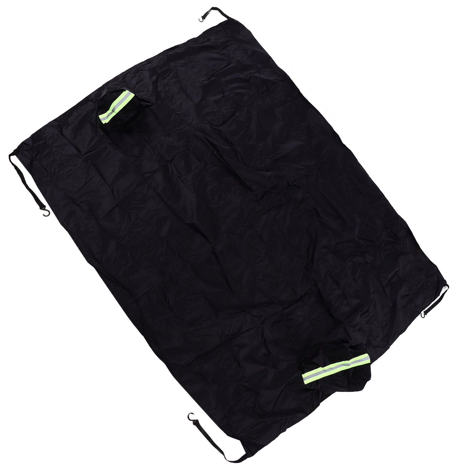 Windshield Cover Waterproof Snowproof Large Coverage Area Universal Windshield Protector with Reflective StripsBlack