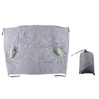 Windshield Cover Waterproof Snowproof Large Coverage Area Universal Windshield Protector with Reflective StripsGrey