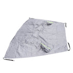 Windshield Cover Waterproof Snowproof Large Coverage Area Universal Windshield Protector with Reflective StripsGrey
