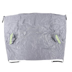 Windshield Cover Waterproof Snowproof Large Coverage Area Universal Windshield Protector with Reflective StripsGrey