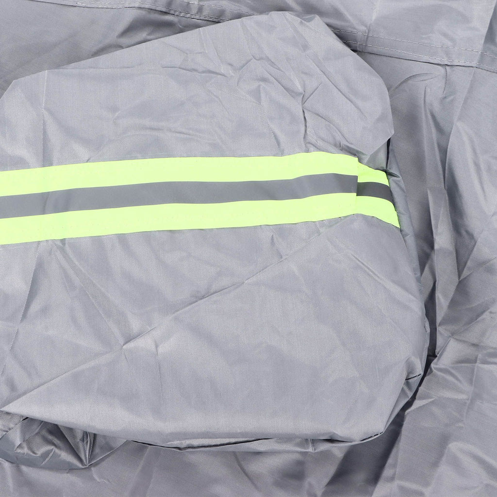 Windshield Cover Waterproof Snowproof Large Coverage Area Universal Windshield Protector with Reflective StripsGrey