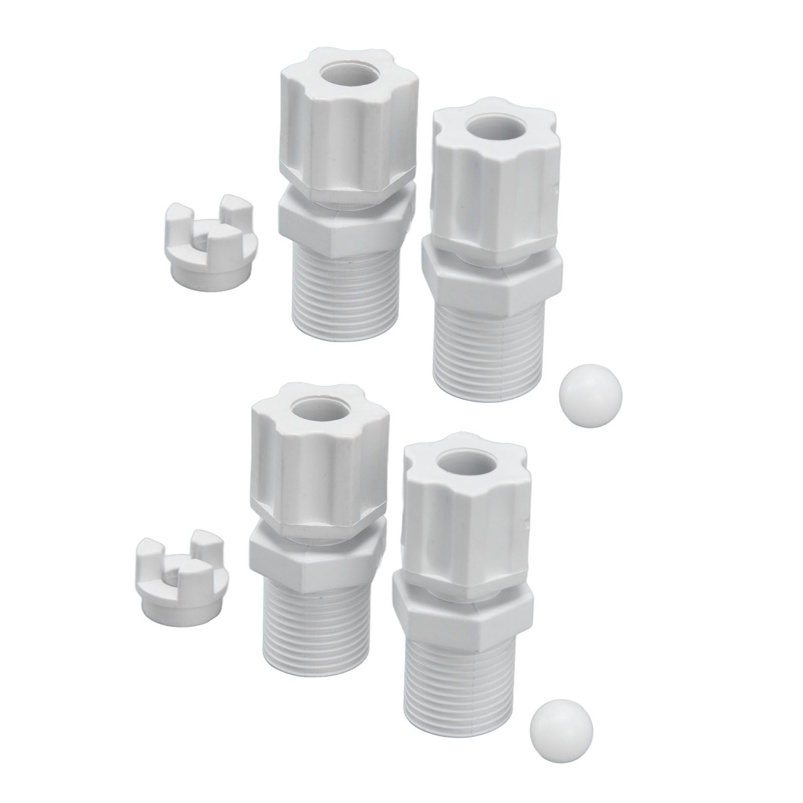 2Set Check Valve Inlet Fitting Adapter Assembly Swimming Pool Cleaning Accessories for HAYWARD CL200 CL220
