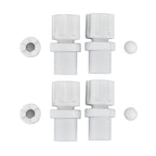 2Set Check Valve Inlet Fitting Adapter Assembly Swimming Pool Cleaning Accessories for HAYWARD CL200 CL220