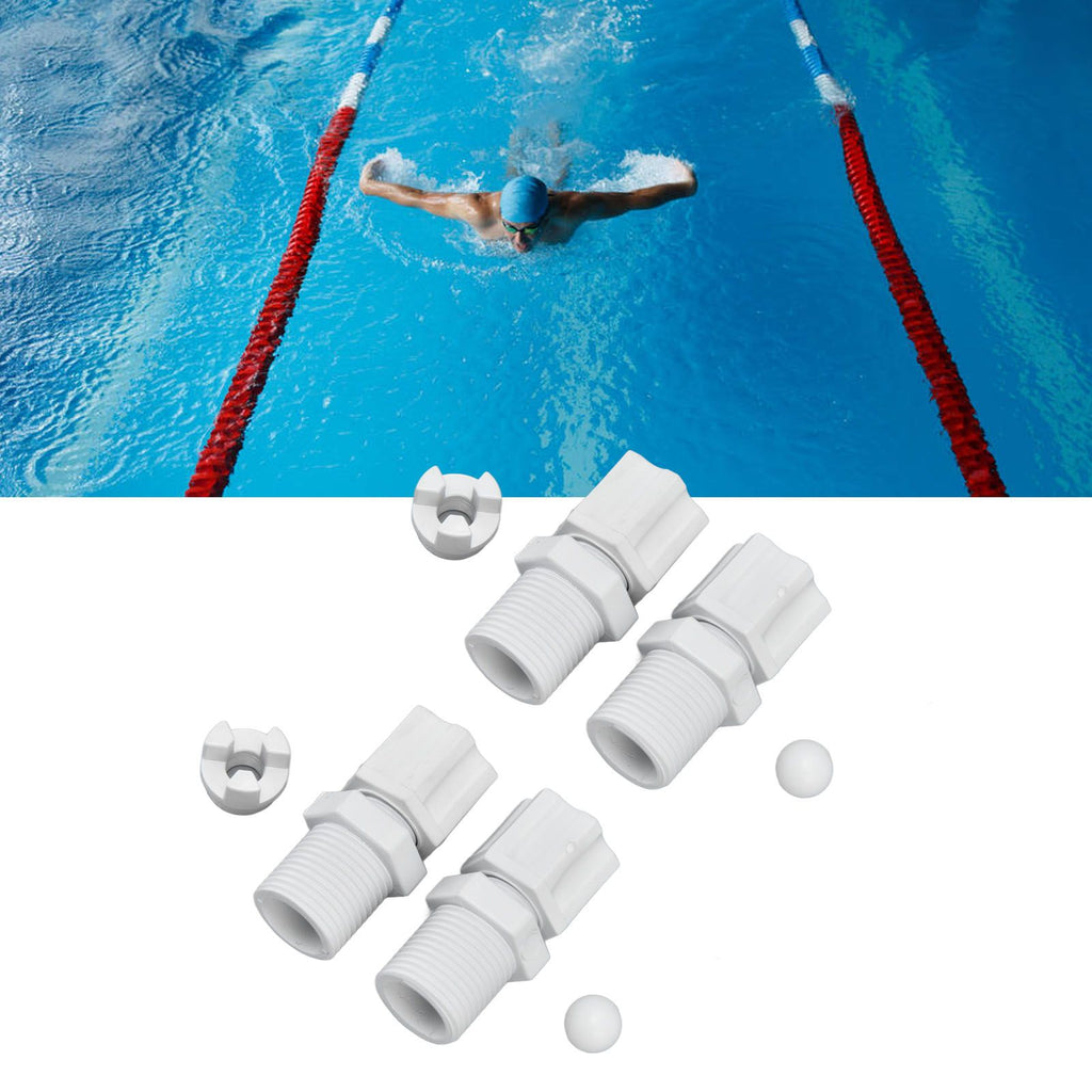 2Set Check Valve Inlet Fitting Adapter Assembly Swimming Pool Cleaning Accessories for HAYWARD CL200 CL220