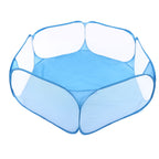 Pet Cage Tent Transparent Breathable Portable Small Animal Playpen for Hamsters Guinea Pigs