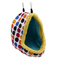 Pet Hamster Cave Bed Soft Comfortable Foldable Portable Thick Warm Easy Cleaning Small Animal House
