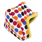 Pet Hamster Cave Bed Soft Comfortable Foldable Portable Thick Warm Easy Cleaning Small Animal House
