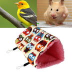 Pet Parrot Hammock Bird Nest Triangular Tent Warm and Comfortable Triangle Bird Cage Nest