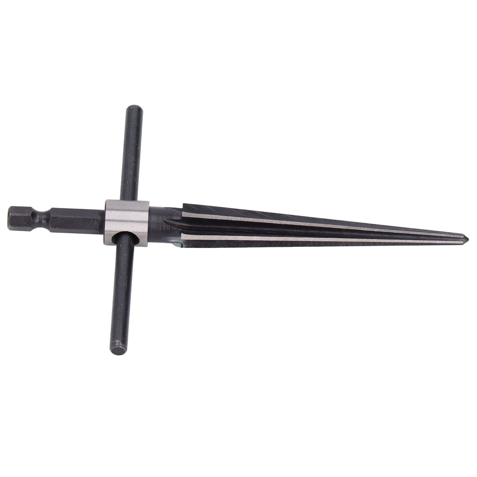 Reamer T Shape Handle Fine Workmanship High Hardness High Speed Steel Tapered ReamerHex Handle Taper Reamer 3‑13mm