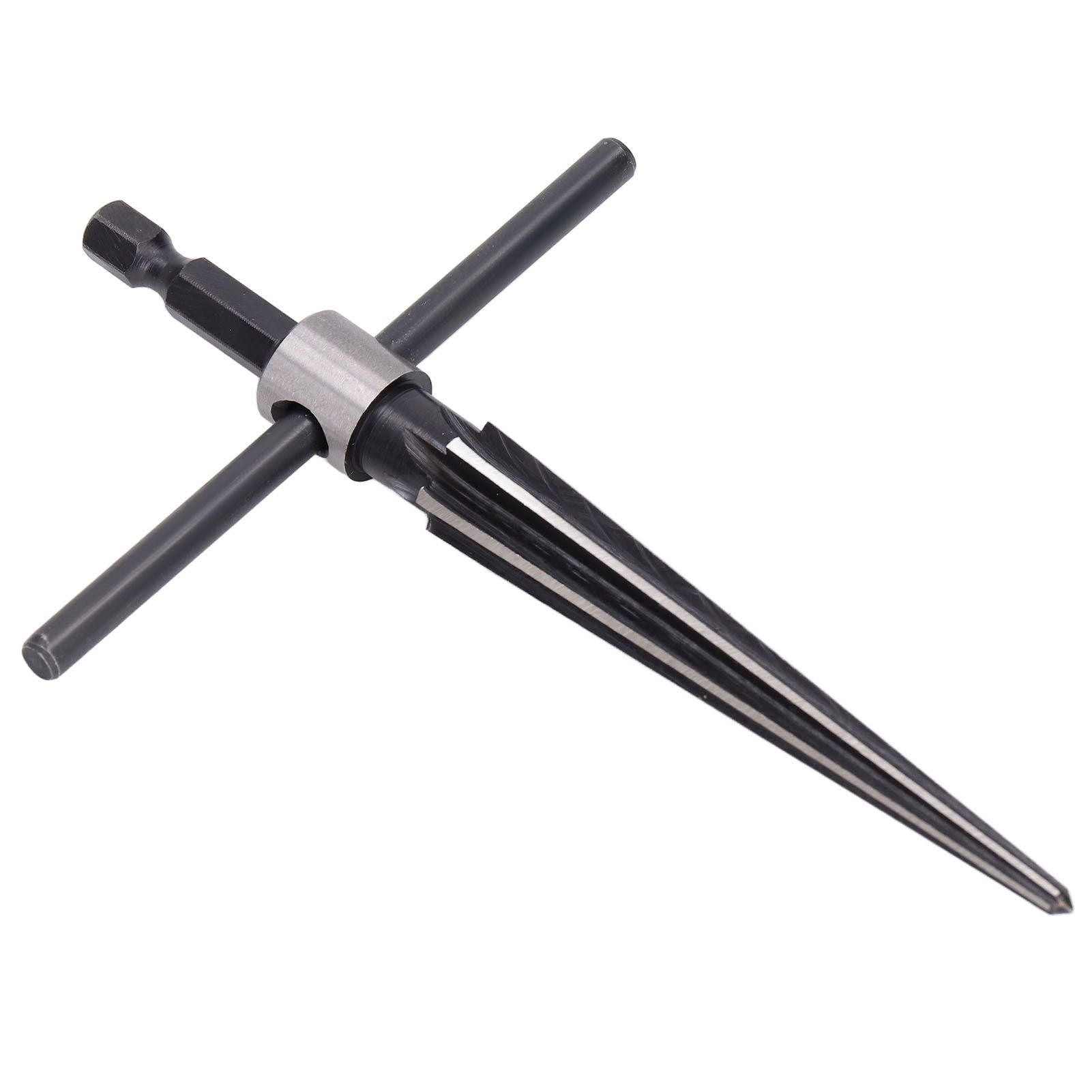 Reamer T Shape Handle Fine Workmanship High Hardness High Speed Steel Tapered ReamerHex Handle Taper Reamer 3‑13mm