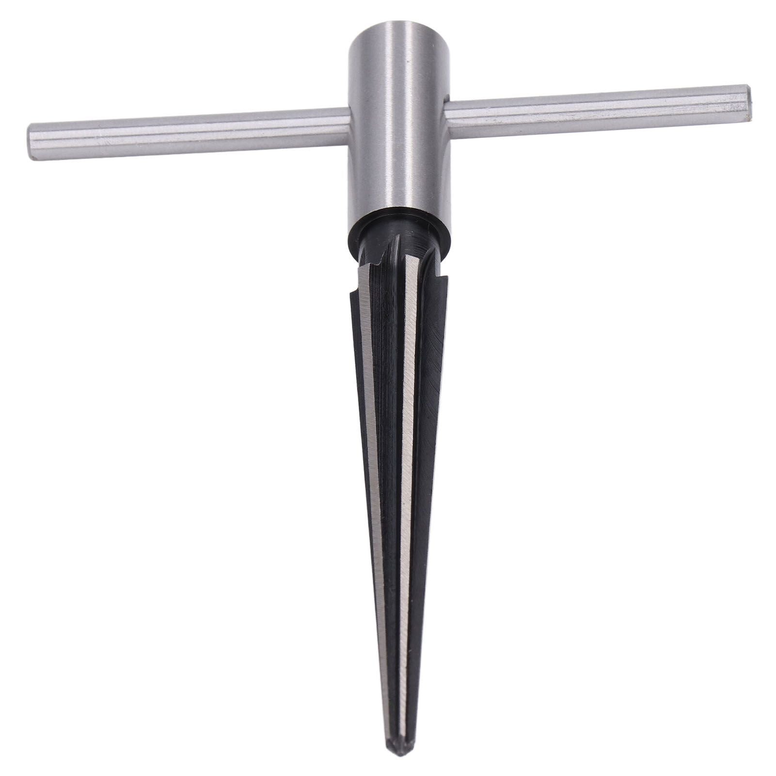 Reamer T Shape Handle Fine Workmanship High Hardness High Speed Steel Tapered ReamerTaper Reamer with Round Handle 5-16mm