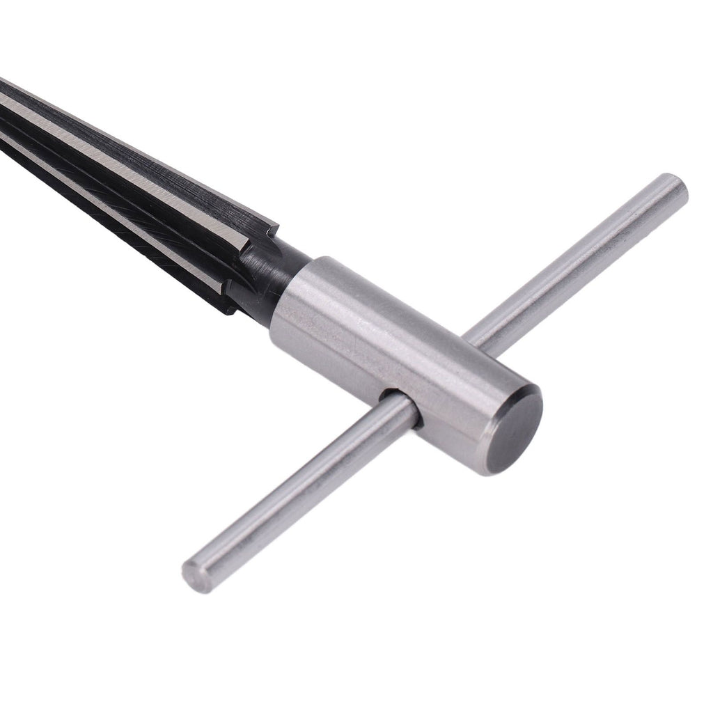 Reamer T Shape Handle Fine Workmanship High Hardness High Speed Steel Tapered ReamerTaper Reamer with Round Handle 5-16mm