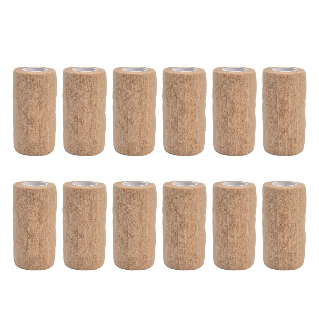 12PCS Self Adhesive Bandage Non Woven Bandage Cattle Bandage Farm Supplies for Dog Cat Horse