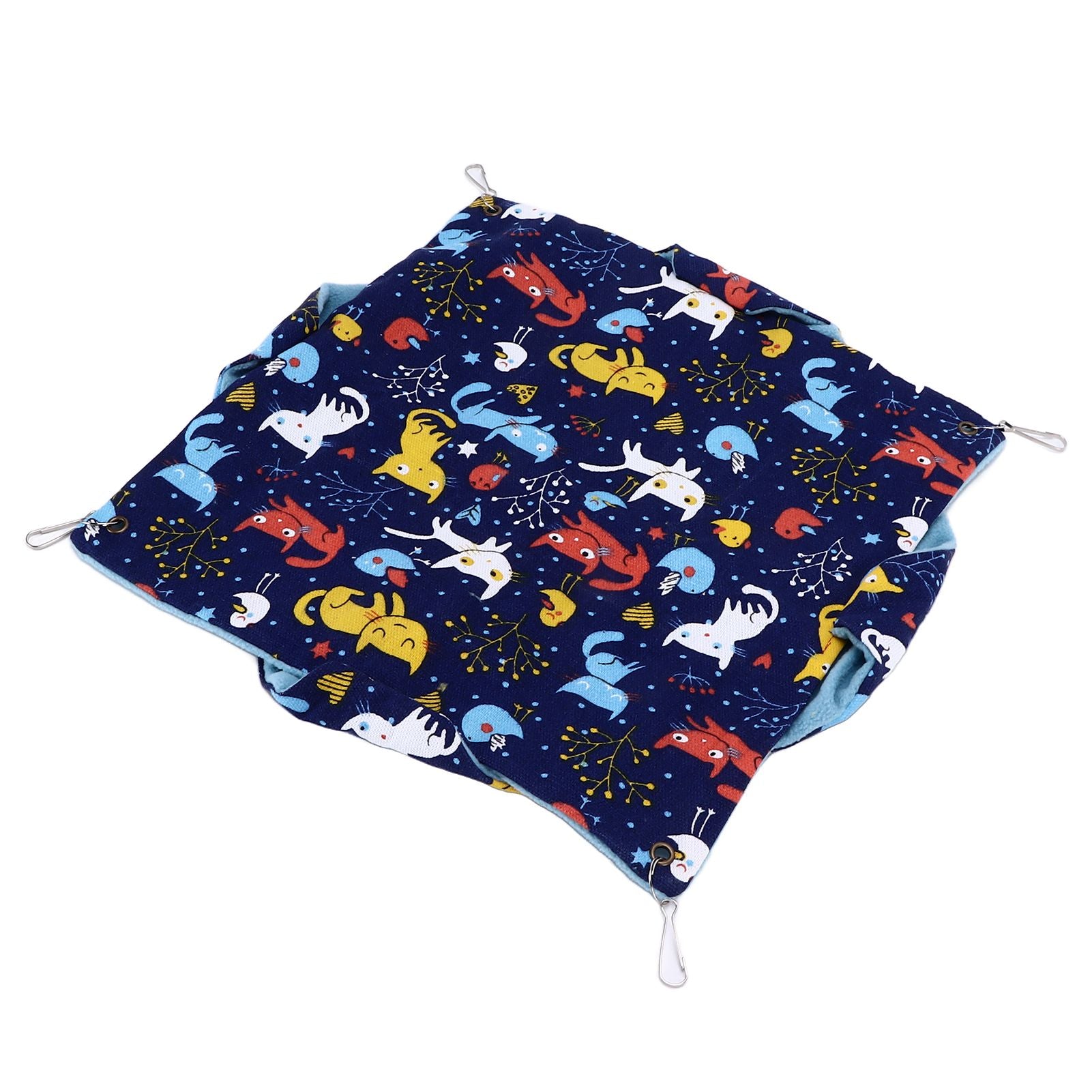 Pet Double Layer Warm Hammock Safe Warm Foldable Hanging Pet Sleeping Bag for Small Pets Hamster