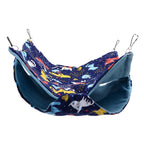 Pet Double Layer Warm Hammock Safe Warm Foldable Hanging Pet Sleeping Bag for Small Pets Hamster