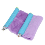 Bird Bed Chinchilla Honey Glider Flying Parrot Portable Soft Warm Hanging Hammock NestPurple