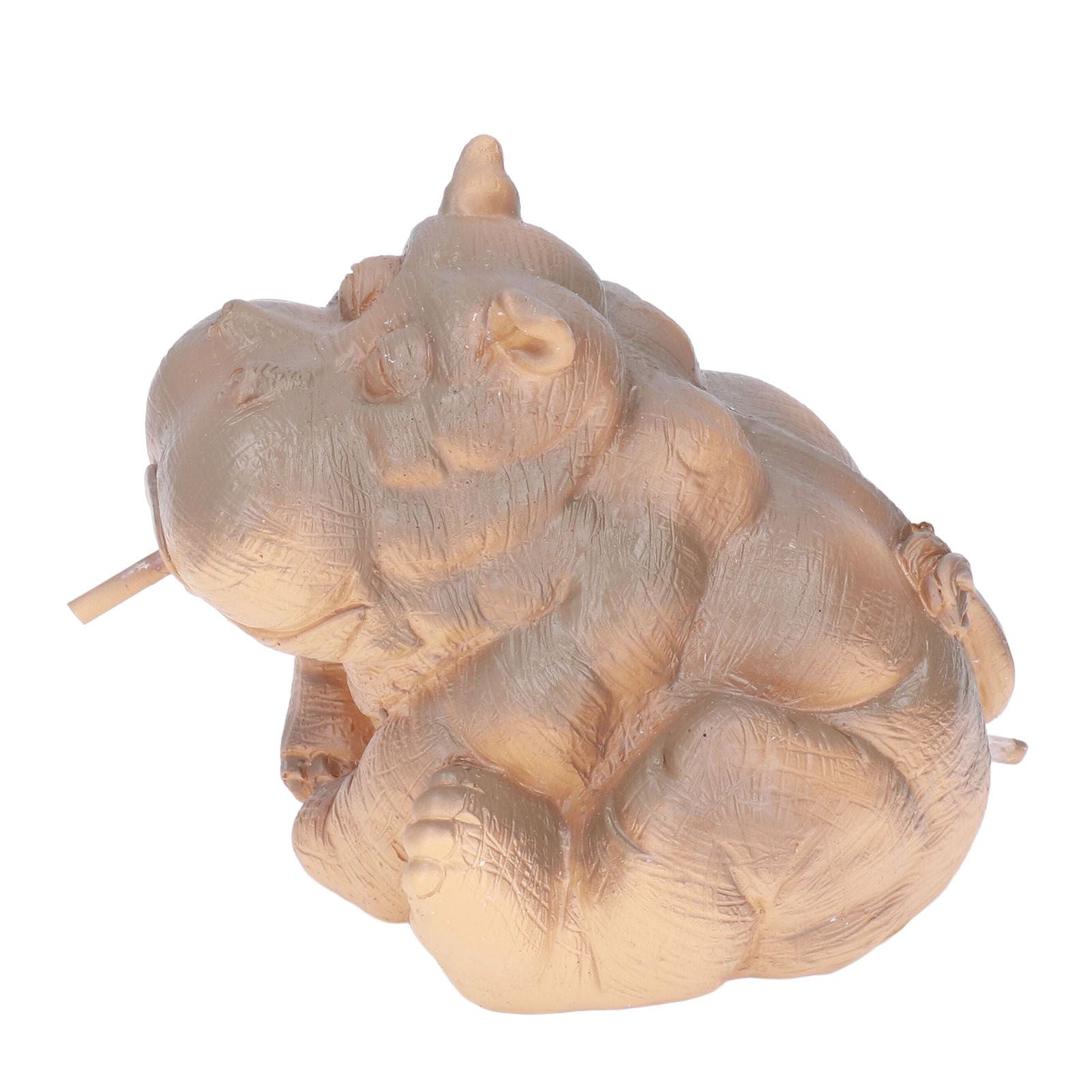 Hippo Decor Hippo Appearance Fine Workmanship Resin Material Small Volume Pond Spitters