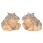 Hippo Decor Hippo Appearance Fine Workmanship Resin Material Small Volume Pond Spitters