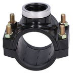 4 Sets Water Drain Saddle Plastic Pipe Additional Quick Connector Tee Kit G1 Female Thread