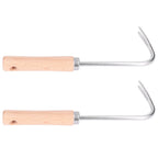 2pcs Garden Weeder Lightweight Efficient Labor Saving Ergonomic Design Small Compact Digging Supplies