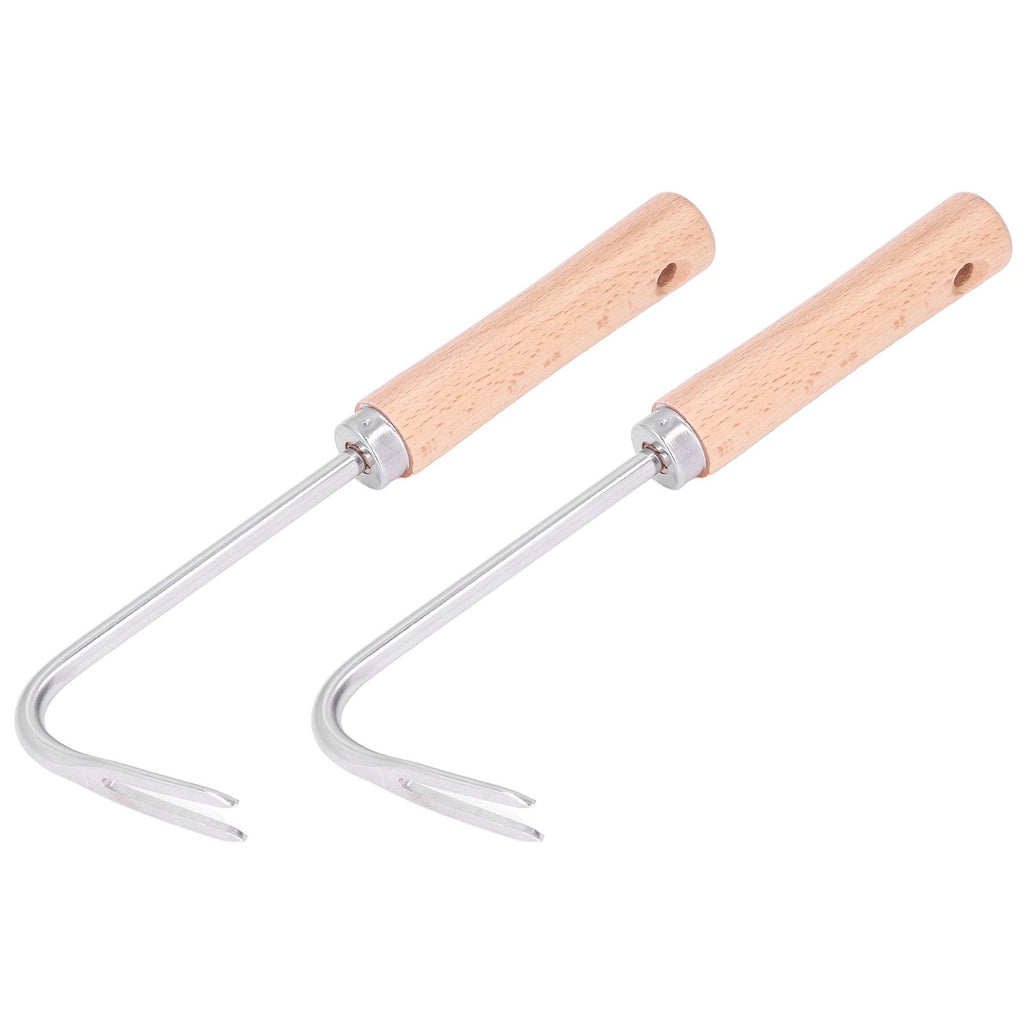 2pcs Garden Weeder Lightweight Efficient Labor Saving Ergonomic Design Small Compact Digging Supplies