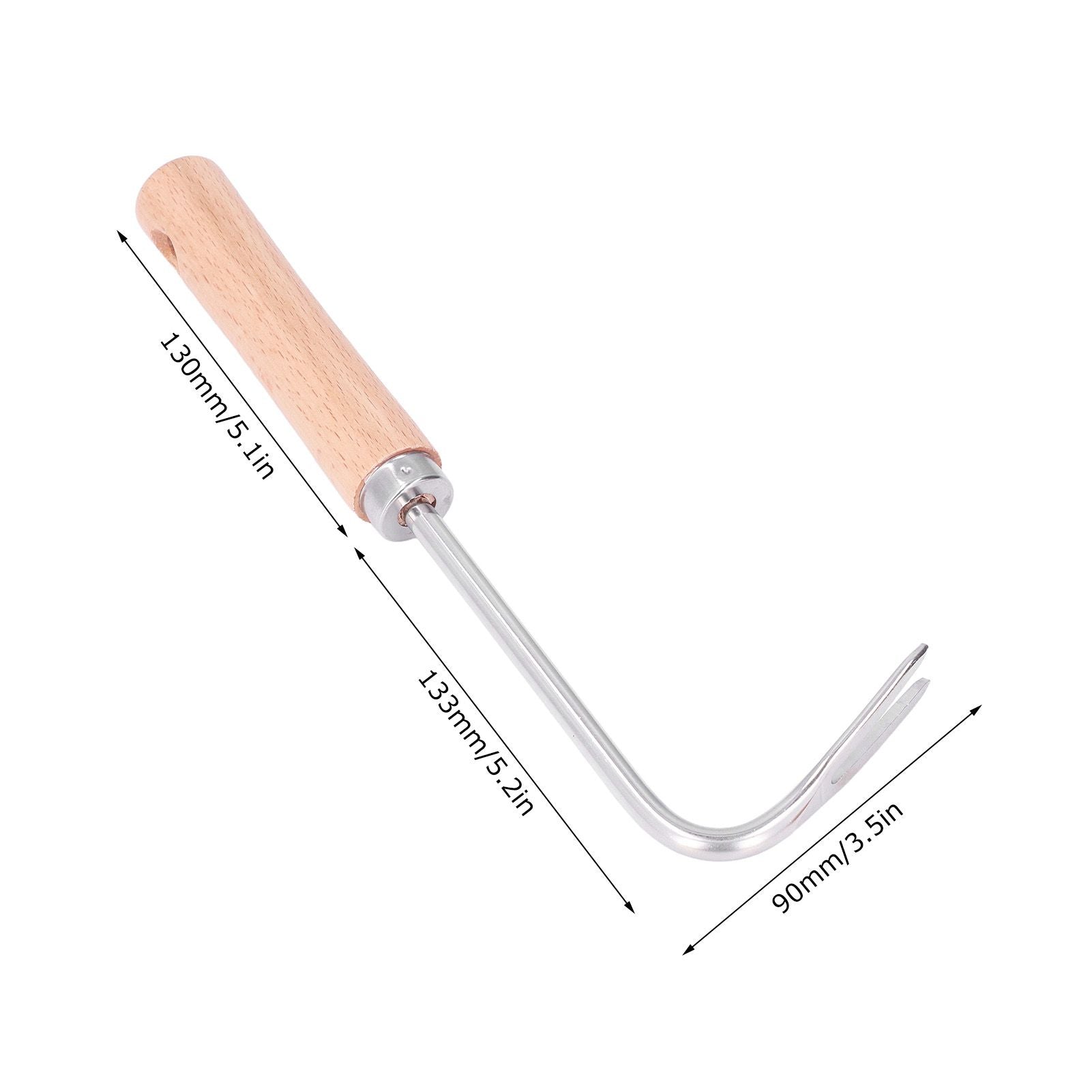 2pcs Garden Weeder Lightweight Efficient Labor Saving Ergonomic Design Small Compact Digging Supplies