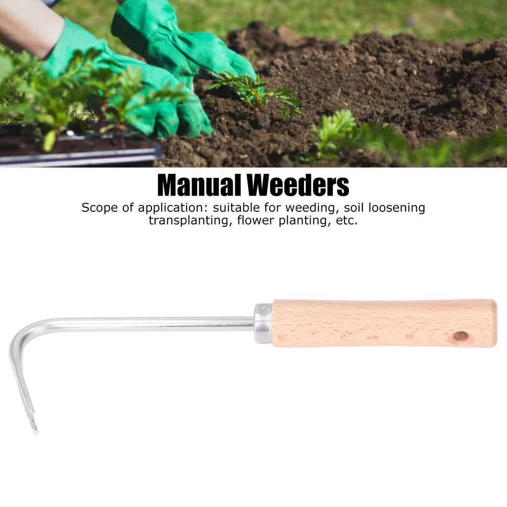 2pcs Garden Weeder Lightweight Efficient Labor Saving Ergonomic Design Small Compact Digging Supplies
