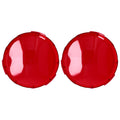 2Pcs Pool Lens Cover Plastic Red Transparent Underwater Light Lens Covers for Spa Lights 19cm