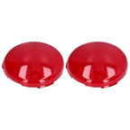 2Pcs Pool Lens Cover Plastic Red Transparent Underwater Light Lens Covers for Spa Lights 19cm