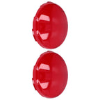 2Pcs Pool Lens Cover Plastic Red Transparent Underwater Light Lens Covers for Spa Lights 19cm