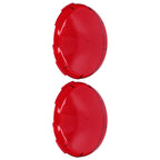 2Pcs Pool Lens Cover Plastic Red Transparent Underwater Light Lens Covers for Spa Lights 19cm
