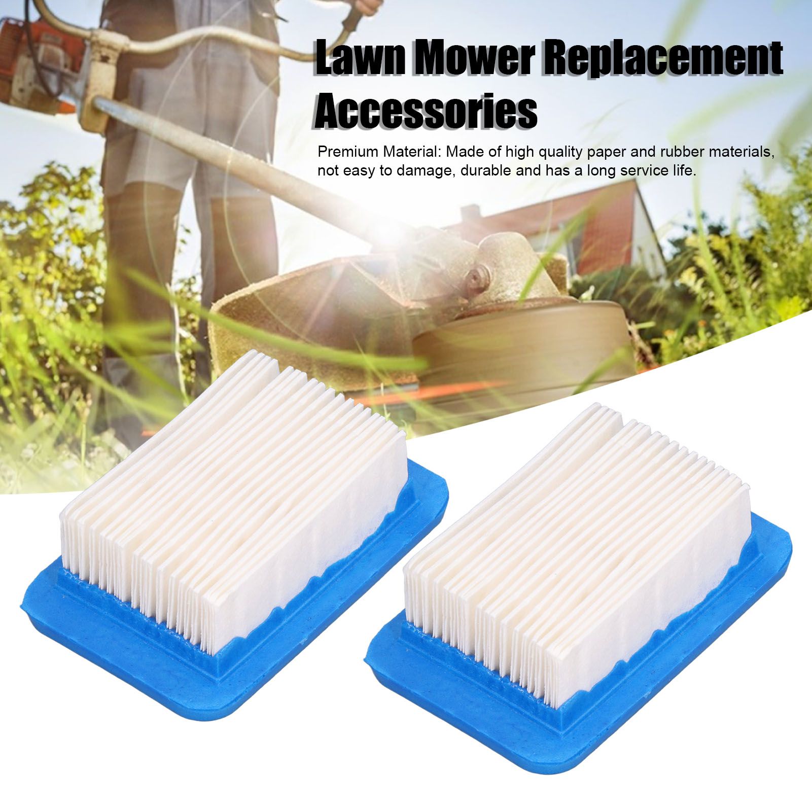 Air Filter Spark Plug Fuel Filter for PB‑403 PB‑403H Lawn Mower Replacement Accessories