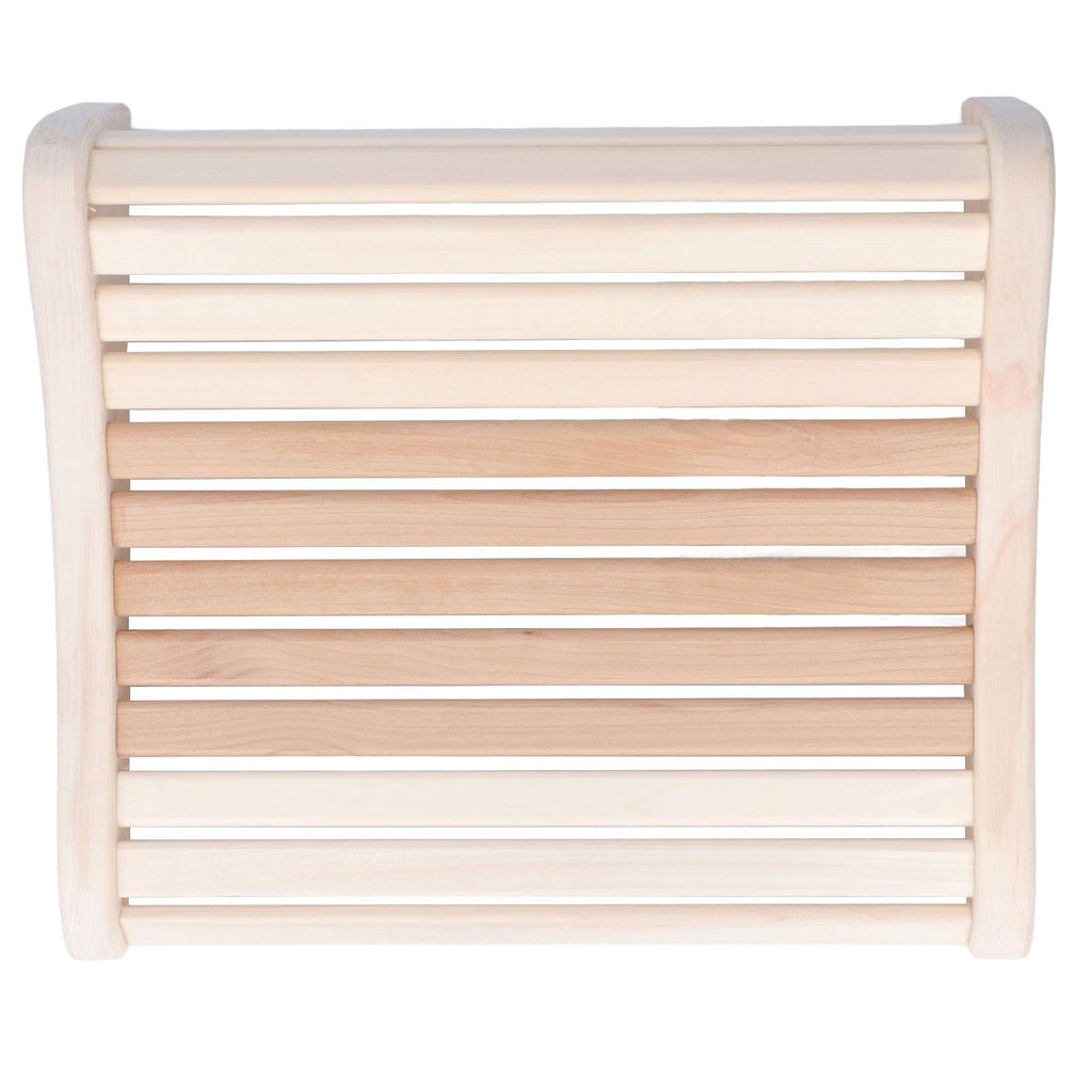 Sauna Pillow Relieving Pain Convenient Practical Relaxing Comfortable Ergonomic Design Wooden Back Bolster