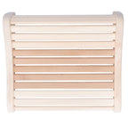 Sauna Pillow Relieving Pain Convenient Practical Relaxing Comfortable Ergonomic Design Wooden Back Bolster