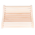 Sauna Pillow Relieving Pain Convenient Practical Relaxing Comfortable Ergonomic Design Wooden Back Bolster