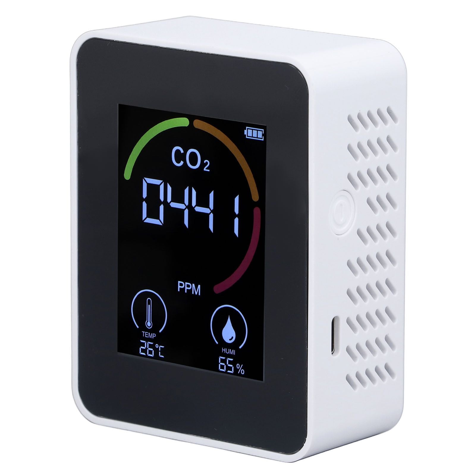 Digital Air Quality Monitor Carbon Dioxide Detector CO2 Tester Temperature Humidity Tester