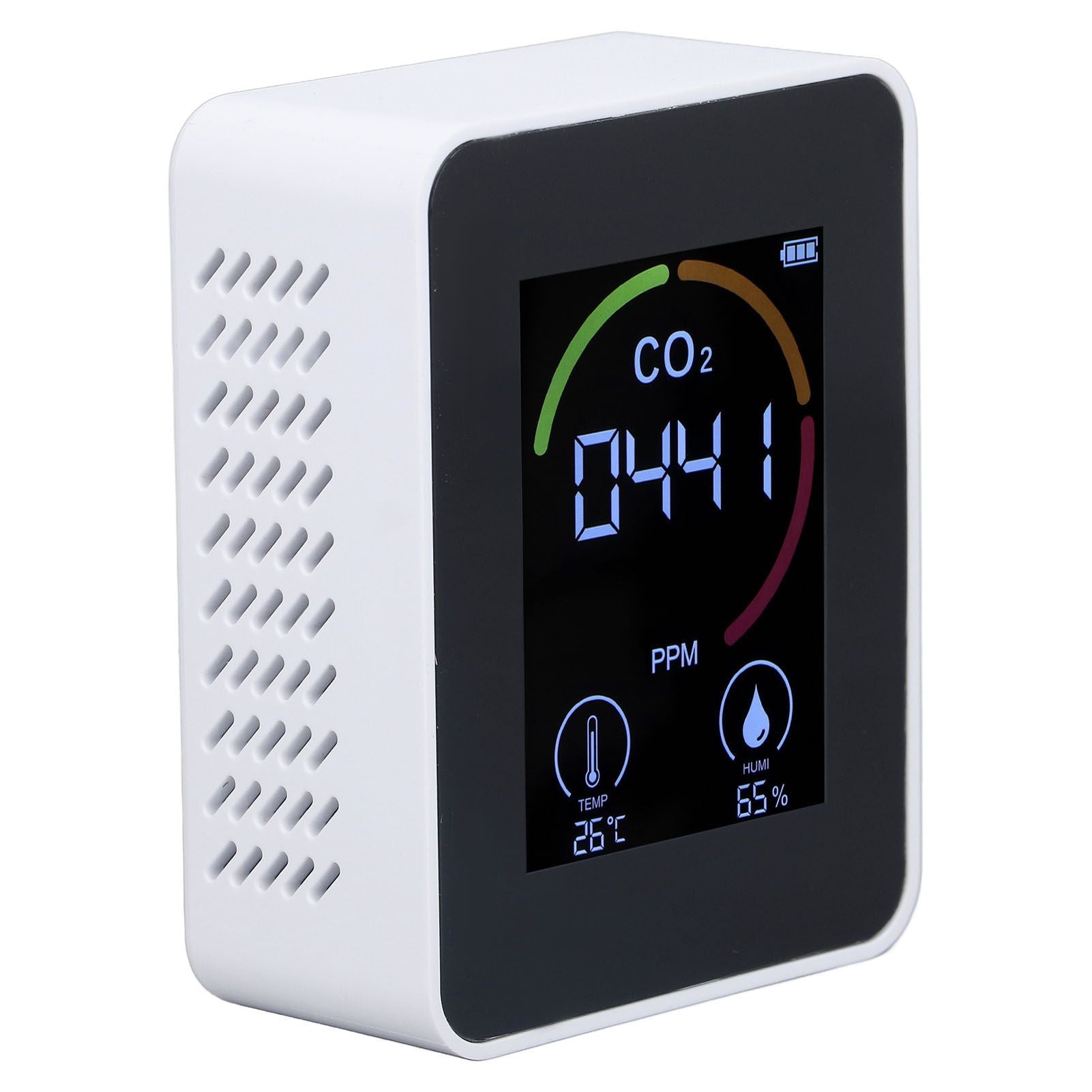 Digital Air Quality Monitor Carbon Dioxide Detector CO2 Tester Temperature Humidity Tester