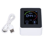 Digital Air Quality Monitor Carbon Dioxide Detector CO2 Tester Temperature Humidity Tester