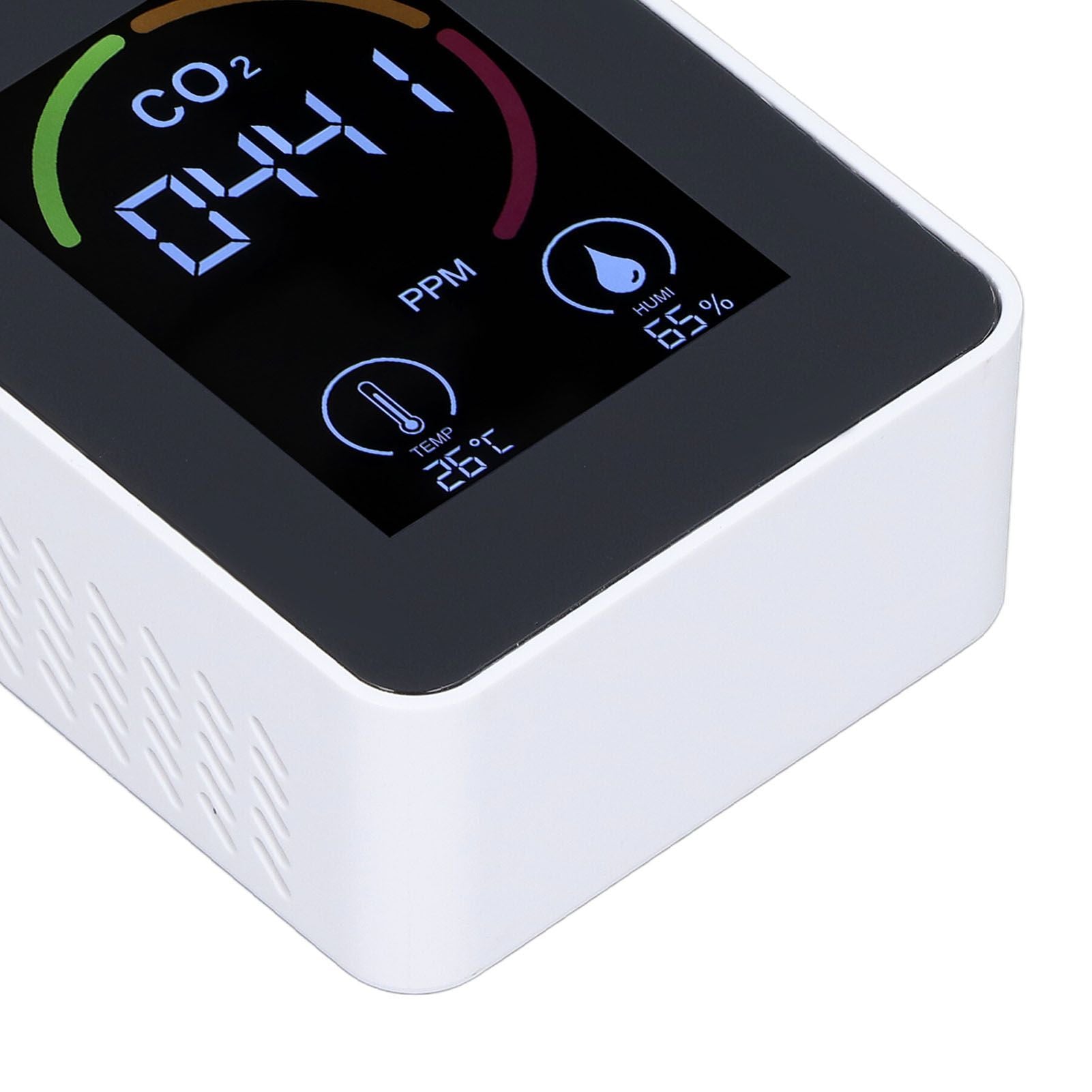 Digital Air Quality Monitor Carbon Dioxide Detector CO2 Tester Temperature Humidity Tester