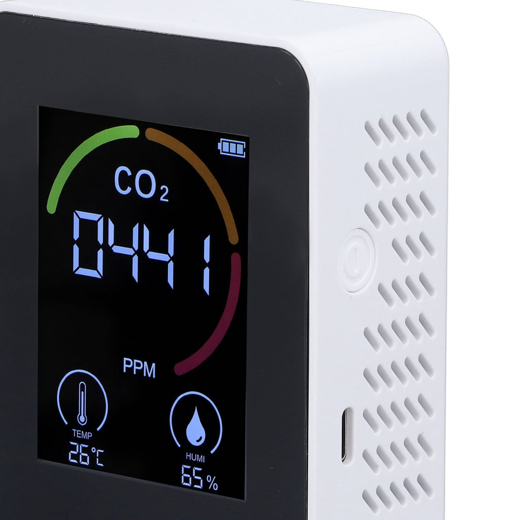 Digital Air Quality Monitor Carbon Dioxide Detector CO2 Tester Temperature Humidity Tester