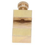 Brass Scribe Steel Ruler Positioning Limit Block Woodworking Angle Line Scriber Locator