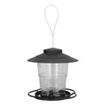 Bird Feeder 1L Durable ABS Easy Filling Transparent Container Portable Pavilion Design Hanging Bird Feeder