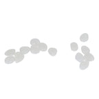 Outdoor Luminous Stones Colorful Fluorescent Luminous Pebbles for Dark Garden Courtyard Walkway Garden Trails 100 / Bag White