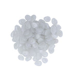 Outdoor Luminous Stones Colorful Fluorescent Luminous Pebbles for Dark Garden Courtyard Walkway Garden Trails 200 / Bag White