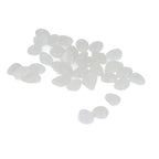 Outdoor Luminous Stones Colorful Fluorescent Luminous Pebbles for Dark Garden Courtyard Walkway Garden Trails 200 / Bag White