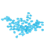 Outdoor Luminous Stones Colorful Fluorescent Luminous Pebbles for Dark Garden Courtyard Walkway Garden Trails 200 / Bag Dark Blue