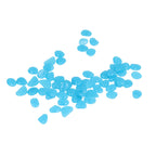 Outdoor Luminous Stones Colorful Fluorescent Luminous Pebbles for Dark Garden Courtyard Walkway Garden Trails 200 / Bag Dark Blue